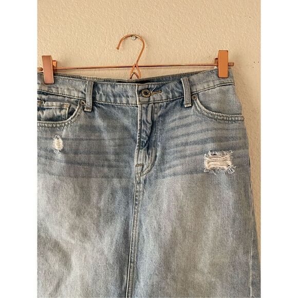 Lucky brand light wash denim skirt size 2 - Picture 5 of 7